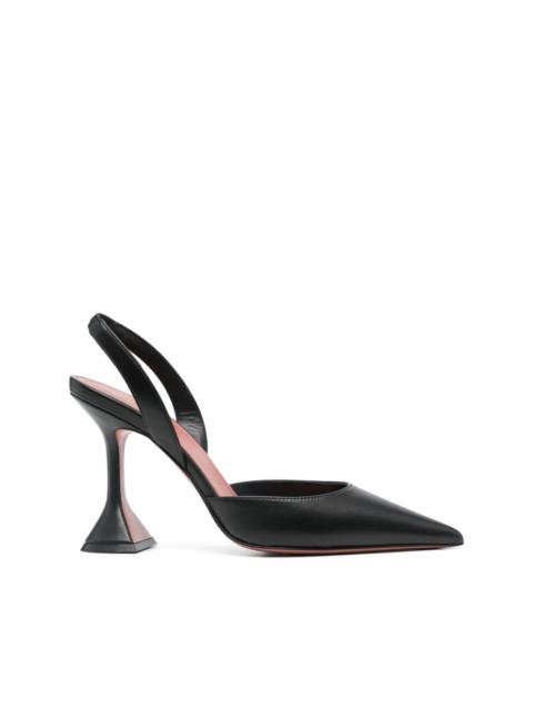 100mm Begum slingback pumps