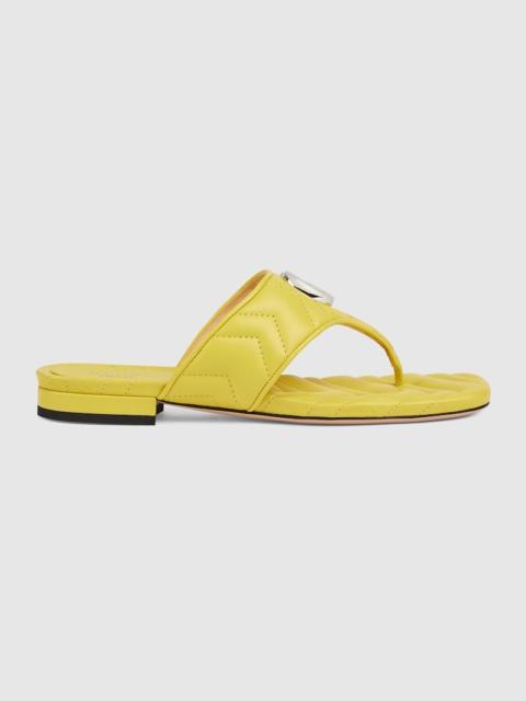 GUCCI Gucci Double G Thong Sandals