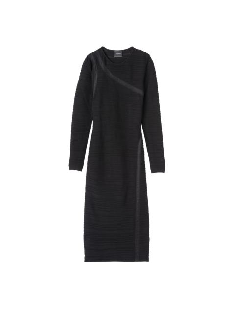 Longchamp Long dress Black - Knit