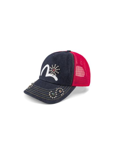 EVISU Studded Trucker Cap