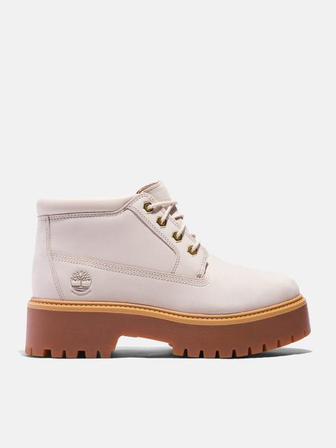 Timberland Women's Stone Street Waterproof Platform Chukka