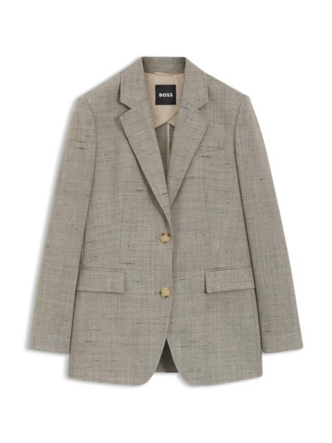 BOSS REGULAR-FIT BLAZER IN A WOOL BLEND