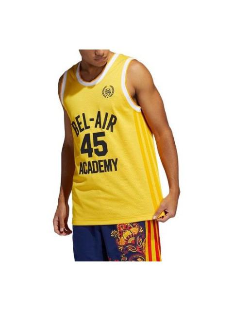adidas adidas x BAA Crossover Basketball Sports Vest Yellow HB4256