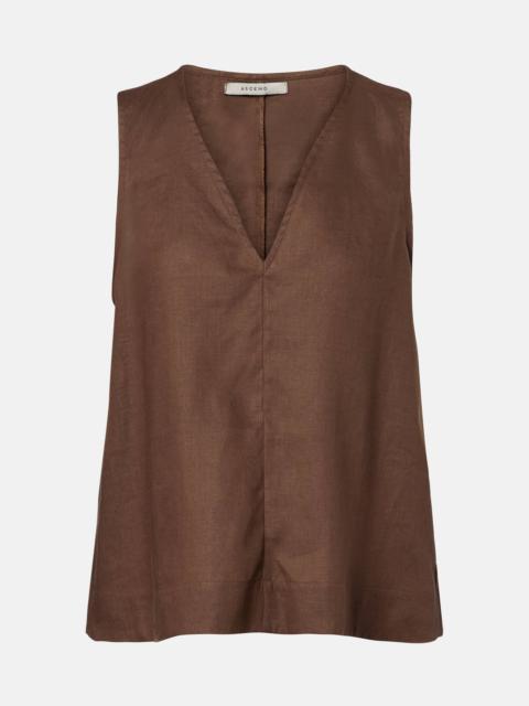 ASCENO Linen top