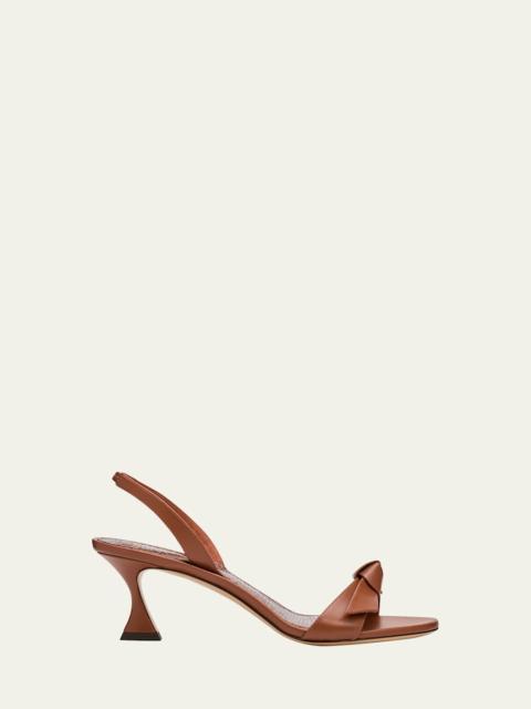 ALEXANDRE BIRMAN 60mm Clarita Leather Slingback Sandals