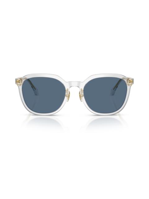 VERSACE Versace 55mm Phantos Sunglasses in 55197155 Transparent Grey