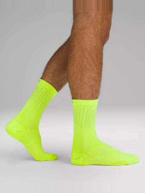 lululemon Men's Power Stride Crew Socks *Reflective