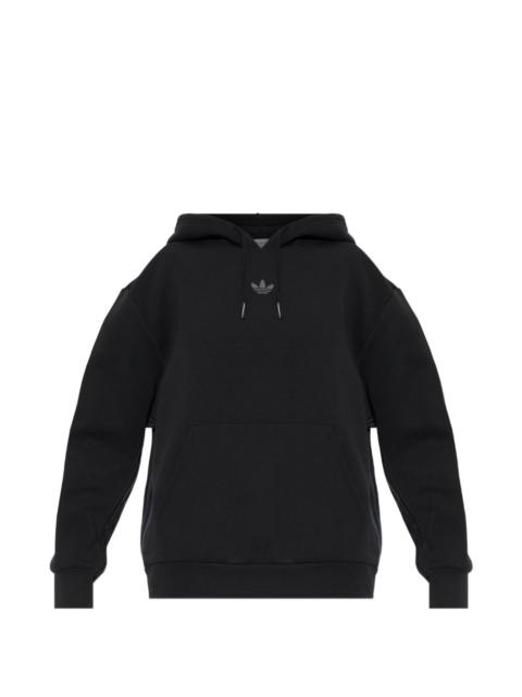 adidas logo-print drawstring hoodie