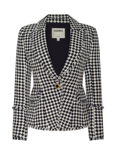 L'AGENCE Kaisley Tweed Blazer
