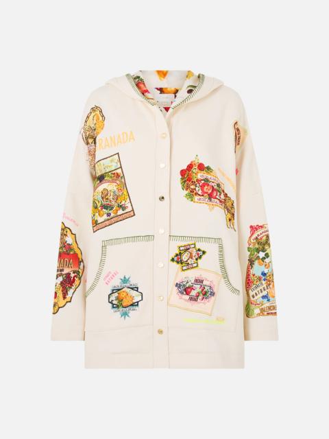 CAMILLA HOODIE JACKET WITH POCKETS MAGIC OF THE MERCADO