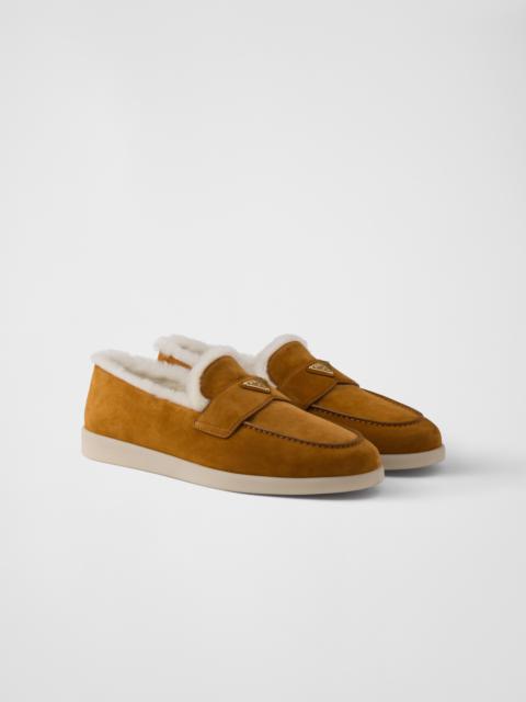 Suede loafers