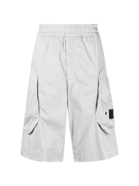 Stone Island Shadow Project cotton-blend drop-crotch shorts