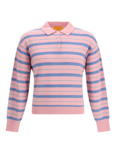 GUEST IN RESIDENCE striped three-button polo shirt