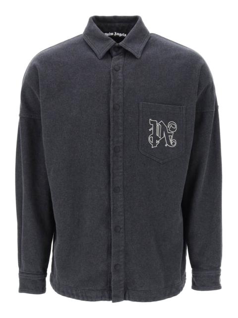 PA MONOGRAM FLANNEL OVERSHIRT