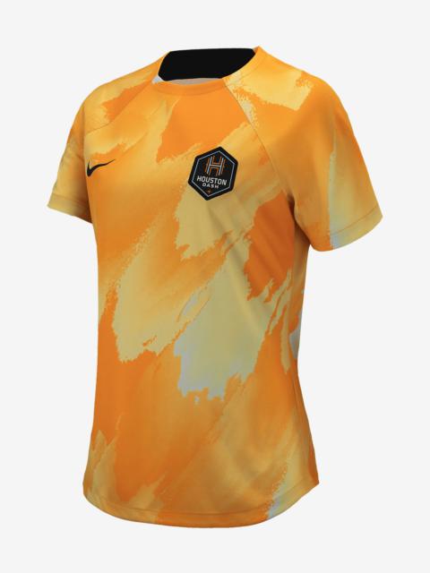 Houston Dash Nike Women's NWSL Pre-Match Top