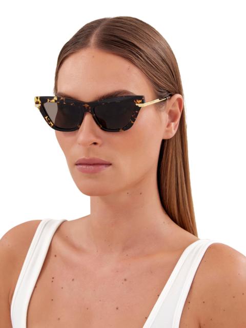 Bottega Veneta Women's Combi Acetate 54MM Cat-Eye Sunglasses - Havana