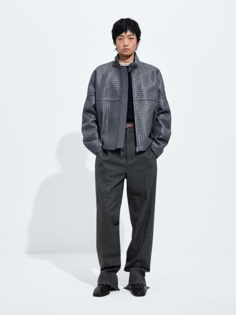 Bottega Veneta Intrecciato Leather Jacket
