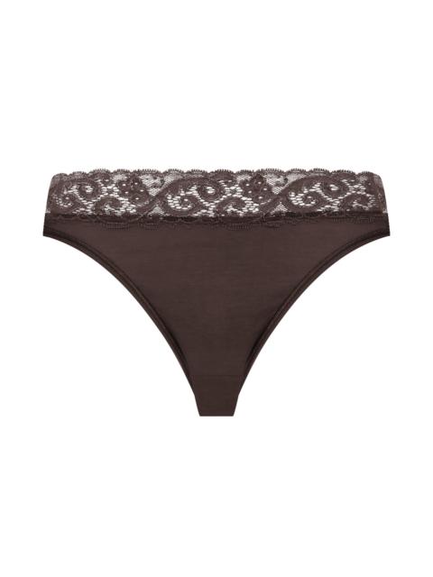 HANRO Moments Cotton High Cut Brief