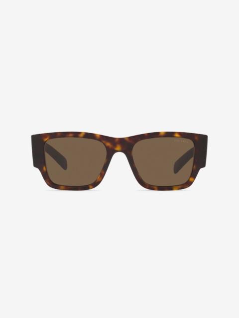 Prada tortoiseshell-effect square sunglasses