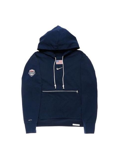Nike Men's Nike Casual Sports Large Logo Pullover Navy Blue DA0109-419