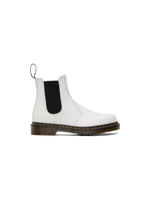 White 2976 Chelsea Boots
