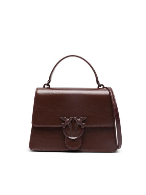 PINKO Love One logo-plaque tote bag