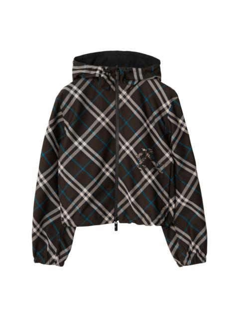 reversible checked jacket