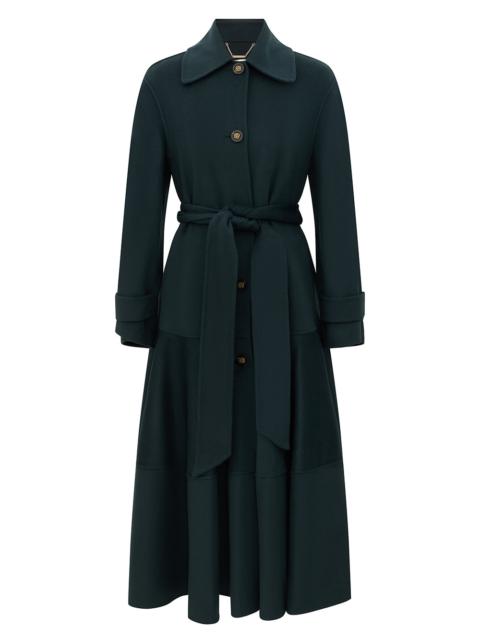 Zimmermann CLASH TIERED WOOL COAT
