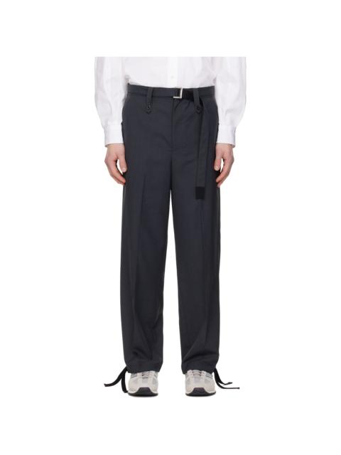 sacai Gray Suiting Trousers