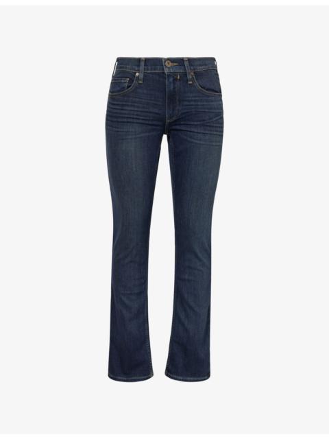 PAIGE Transcend Federal Slim Straight-Leg Stretch-Denim Jeans