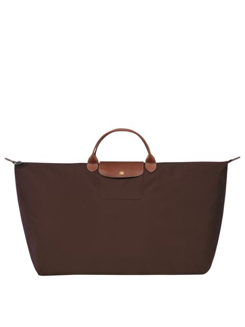 Longchamp Le Pliage Original M Travel bag Ebony - Recycled canvas