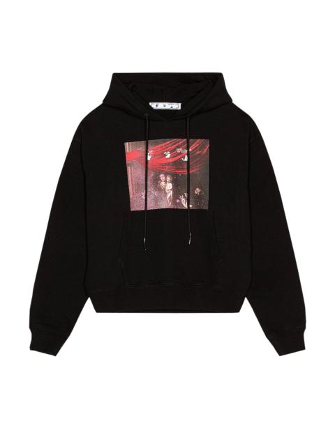 Off-White Sprayed Caravaggio Over Hoodie 'Black/White'