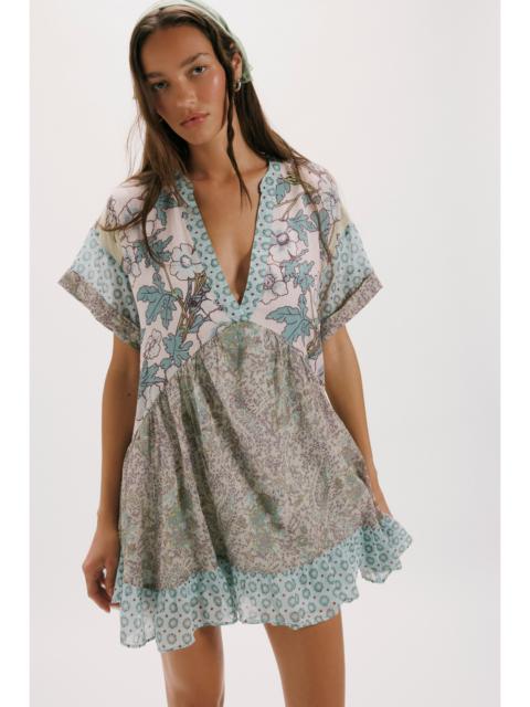 FREE PEOPLE Agnes Printed Mini Dress
