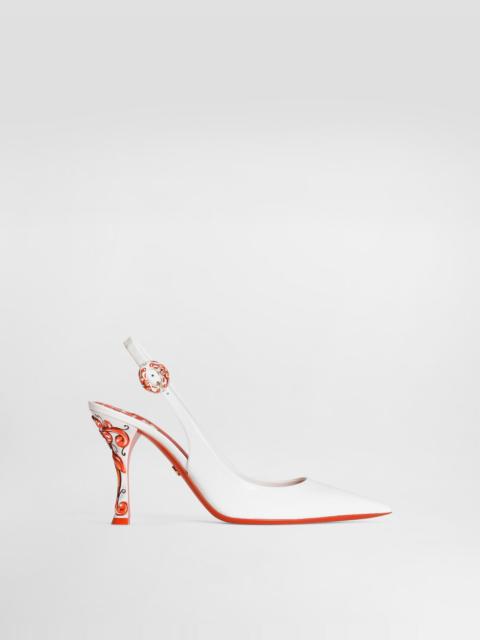 Dolce & Gabbana Patent leather slingback