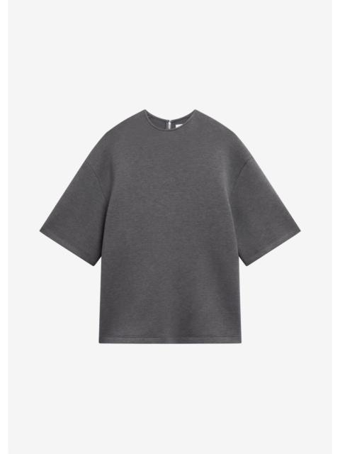 The Frankie Shop Delancey Neoprene Tee - Dark Grey