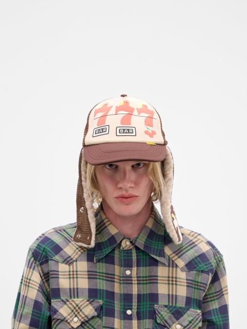 Kapital Ear Flaps Slots Trucker Hat