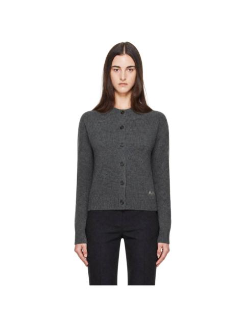 A.P.C. Gray Lila Cardigan
