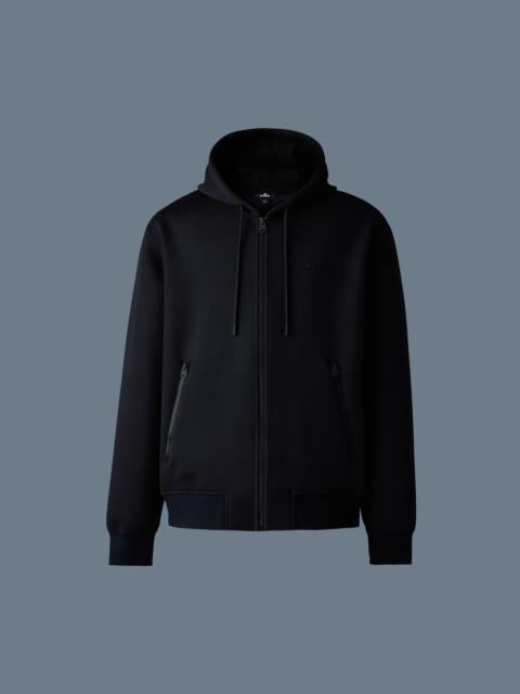 MACKAGE KRYSTOS Double-face Jersey zip-up hoodie