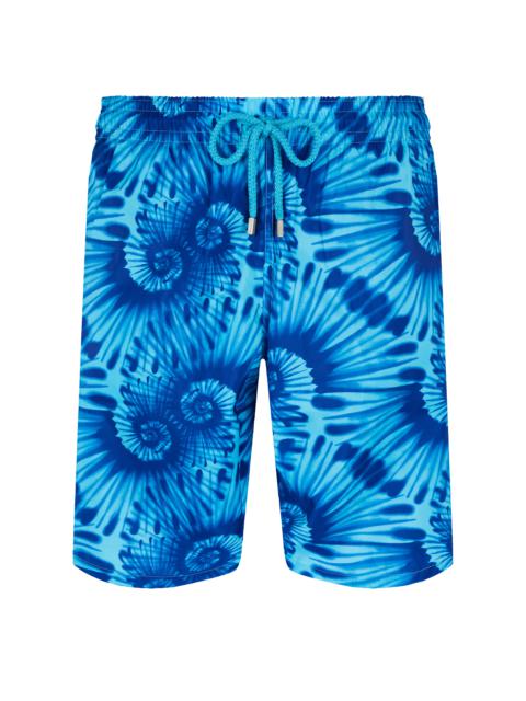 Vilebrequin Men Swim Trunks Long Ultra-light and packable Nautilius Tie & Dye
