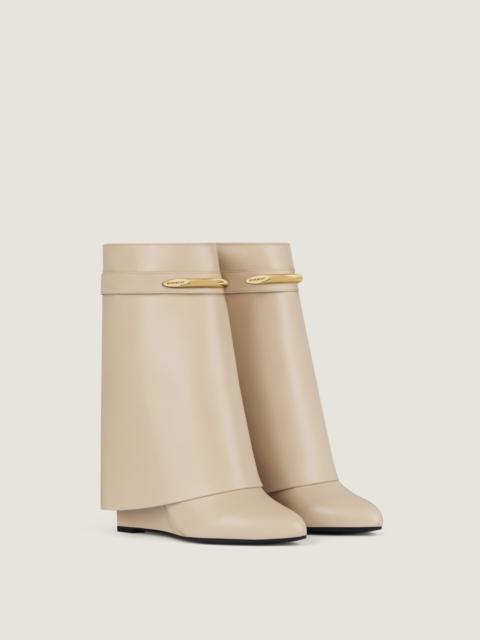 Givenchy SHARK ANKLE BOOTS IN LEATHER