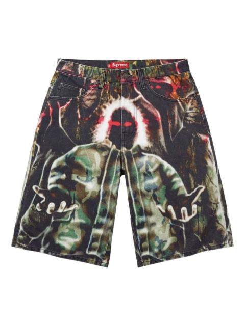 Supreme Supreme SS26 Shadows Baggy Denim Short 'Multicolor' SUP-SS26-215