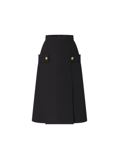 Louis Vuitton Preppy Martingale Midi Skirt
