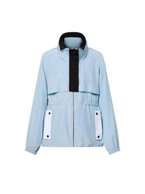 Louis Vuitton Color-Blocked Silk Parka