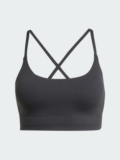 adidas adidas All Me Light Support Rib Bra Long Line Bra