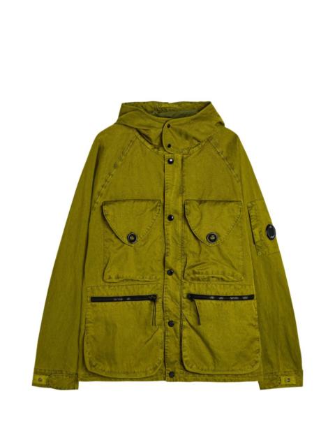 C.P. Company Panama-R button hooded jacket