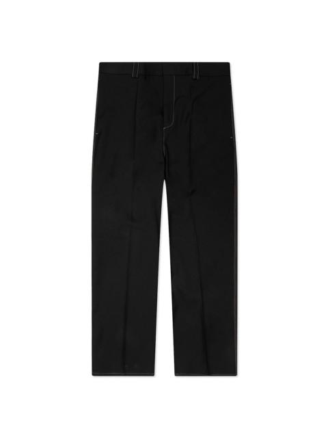 Jil Sander RECYCLED POLYESTER GABARDINE LOOSE FIT TROUSERS - BLACK