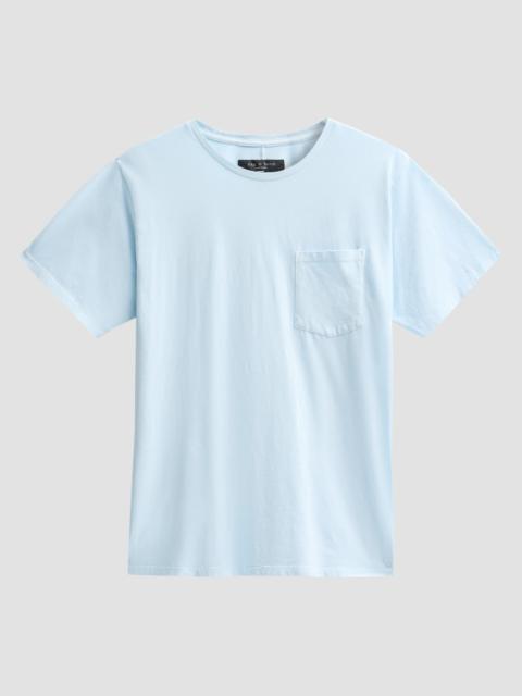 rag & bone Men's Crewneck Cotton T-Shirt - Cloud Blue
