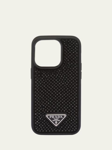 Triangle Logo Crystal Phone Case