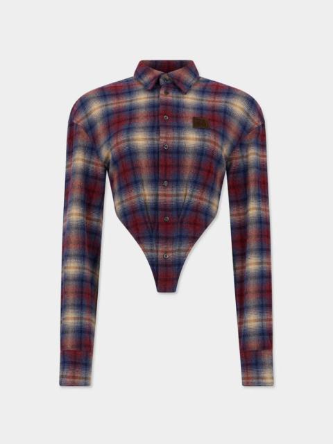 DSQUARED2 DEEP CUT LOOP SHIRT