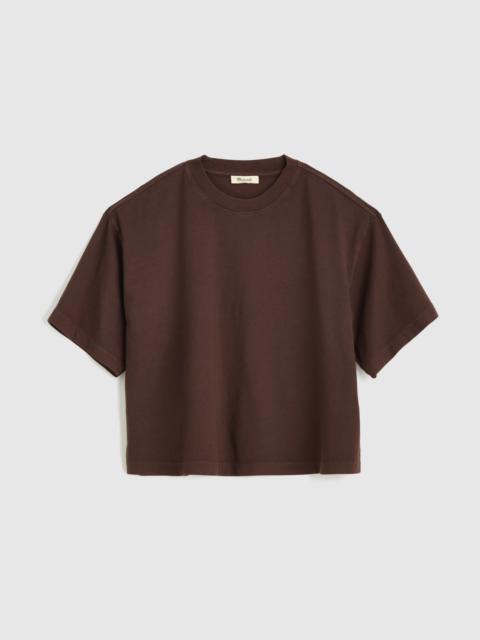 Madewell The Boxy Crop Tee in Allday Jersey